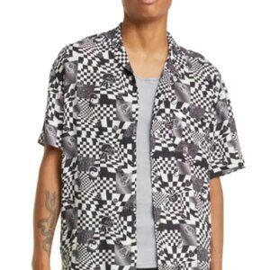 BP Black and White Checkered Men's Shirt